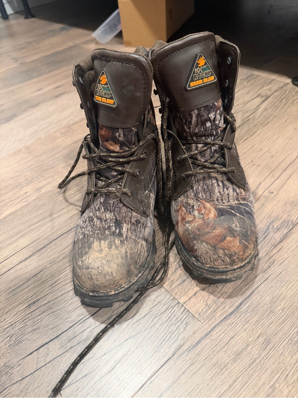Rocky Kids Brown Camo Hunting Boots